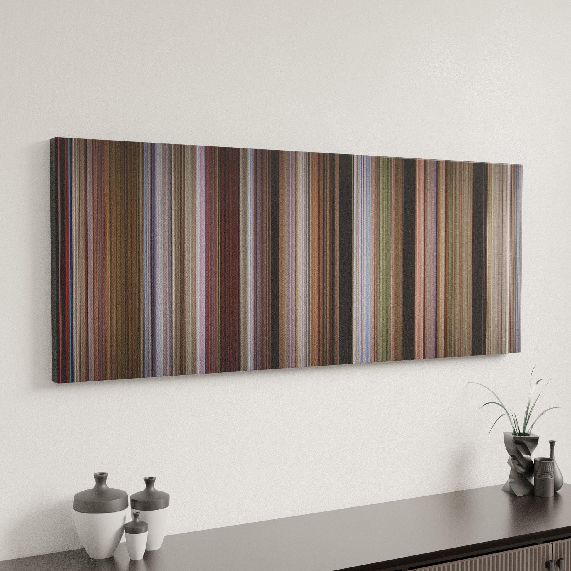 Minimal interior design with Dr. No Frome on the wall