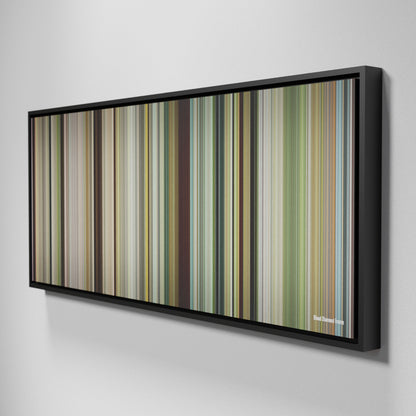 Side view of Framed Buff's of Blood Diamond Frome on the wall