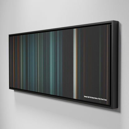 Side view of Framed Buff's of Sweeney Todd: The Demon Barber of Fleet Street Frome on the wall