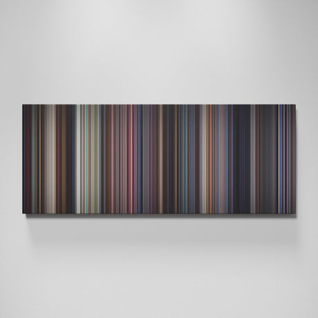 Boogie Nights movie canvas wall art - color palette print