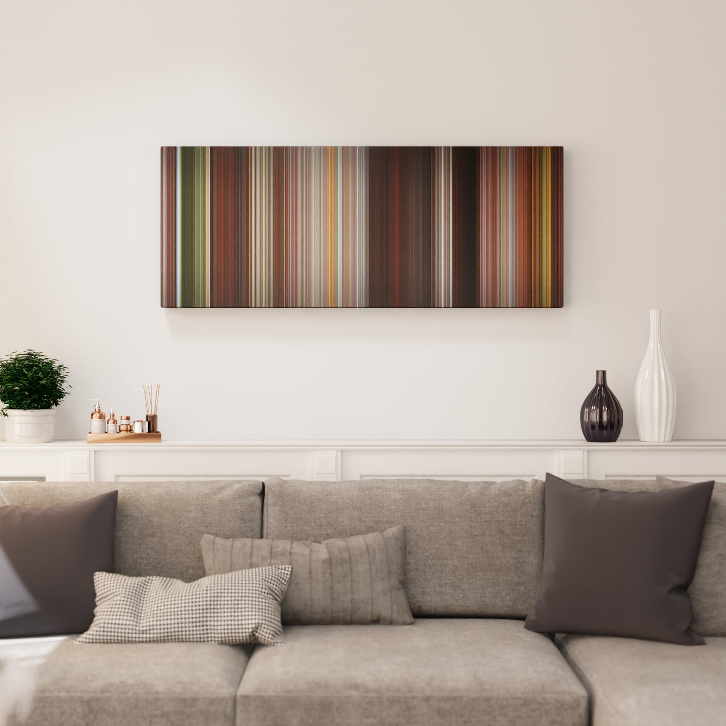 Living room interior with The Muppet Movie Frome on the wall