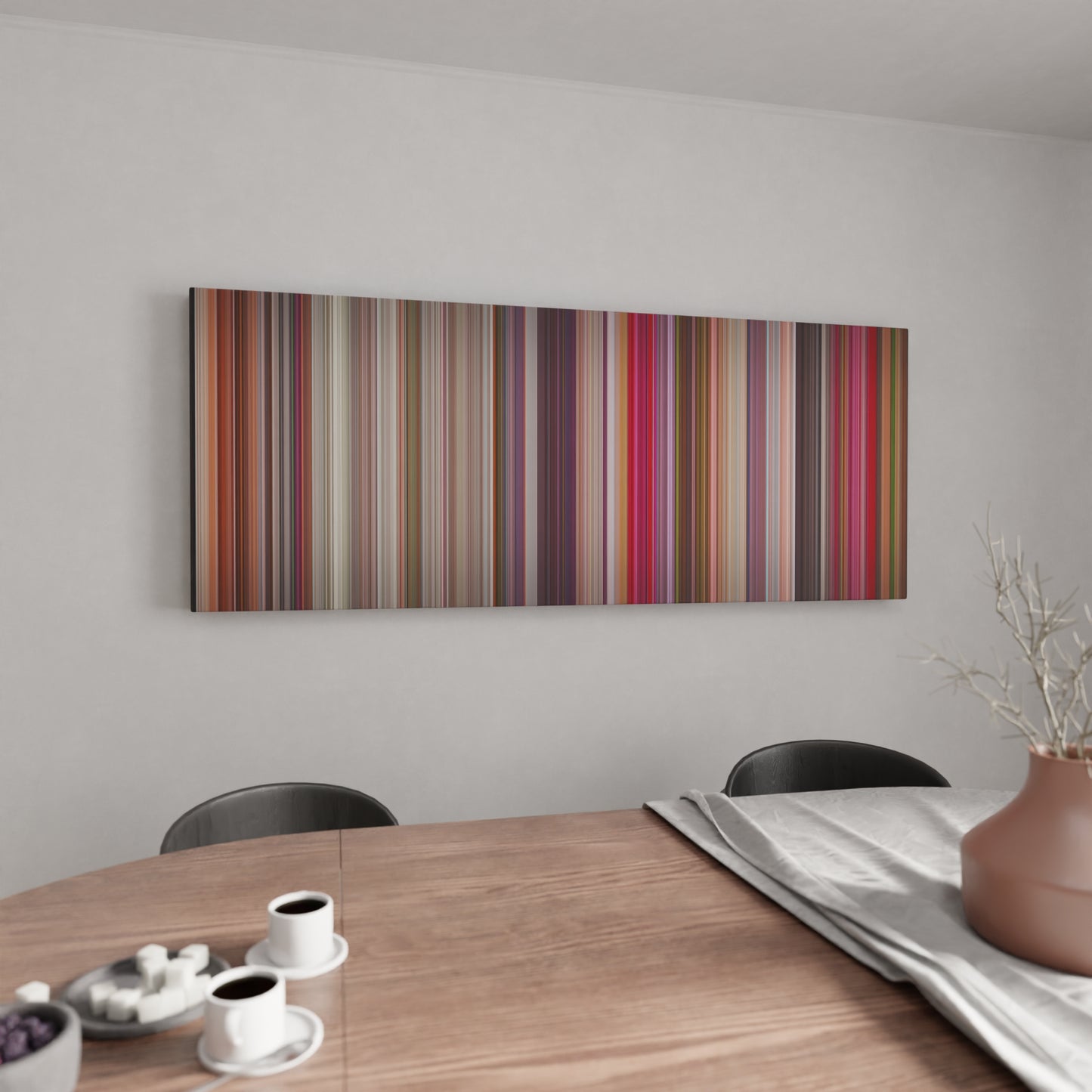 Kitchen with Desperately Seeking Susan Frome on the wall