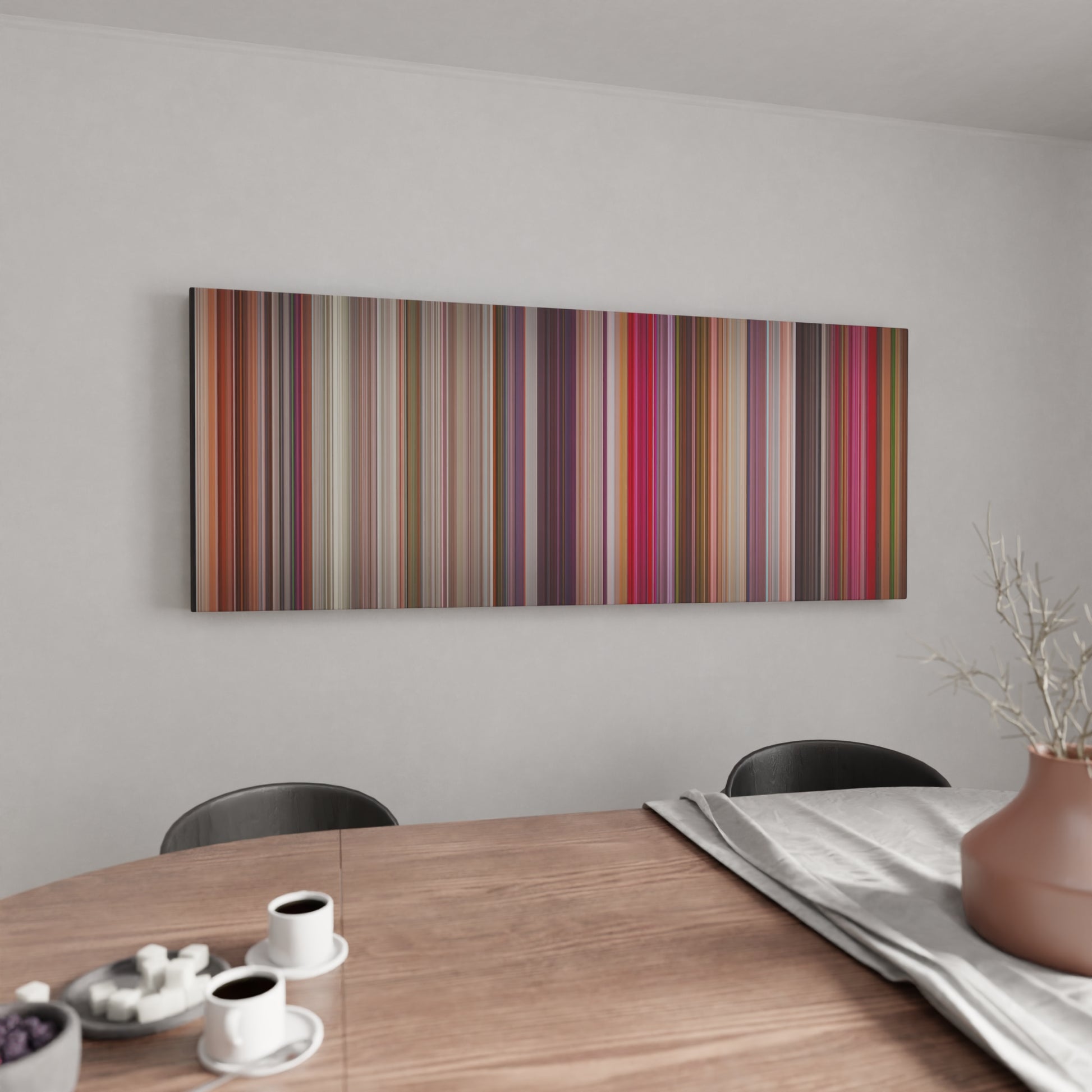 Kitchen with Desperately Seeking Susan Frome on the wall