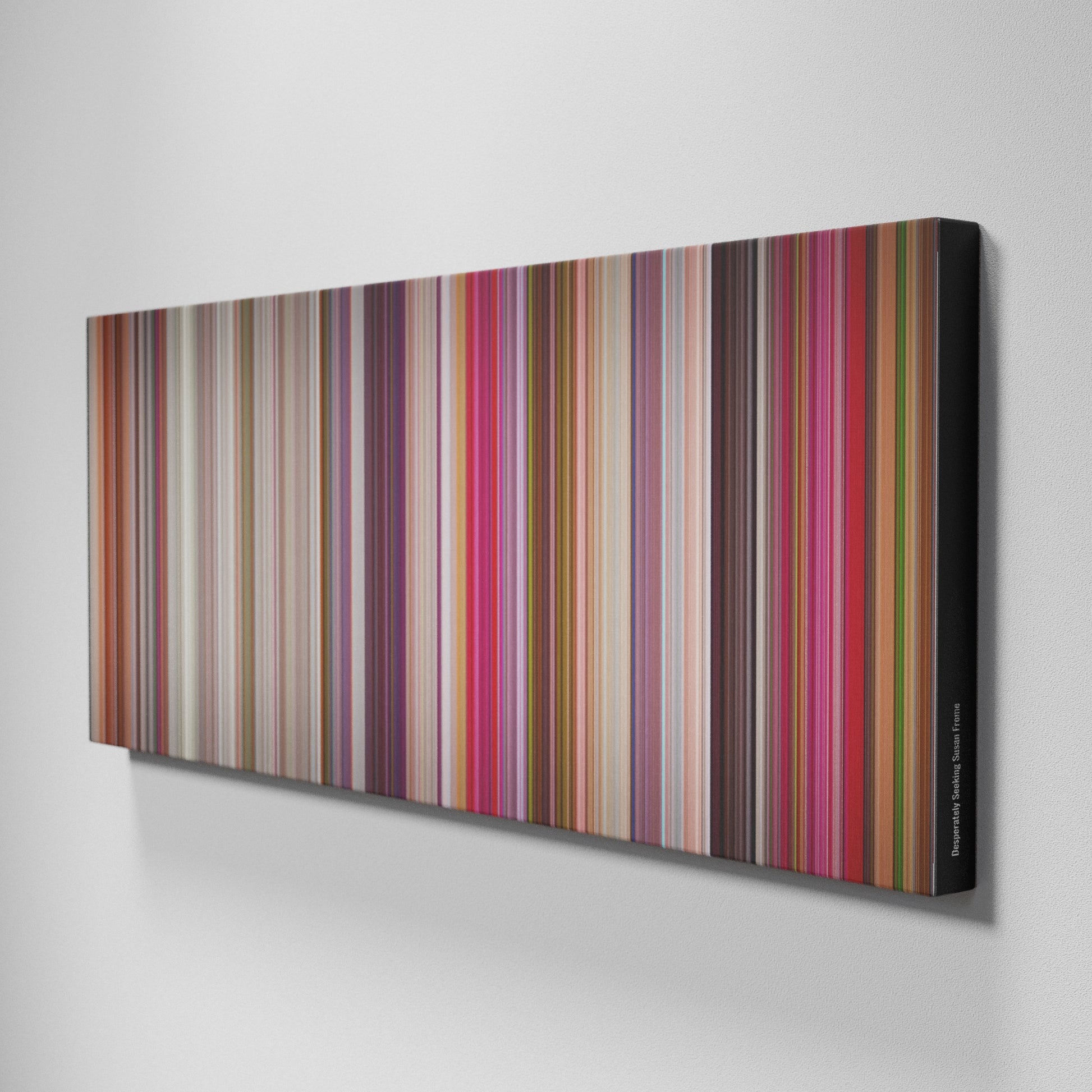 Side view of Buff's of Desperately Seeking Susan Frome on the wall