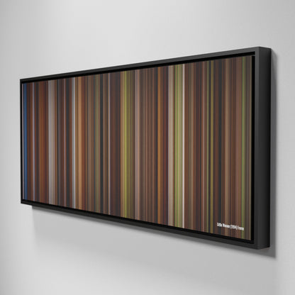 Side view of Framed Buff's of Little Women Frome (1994) on the wall