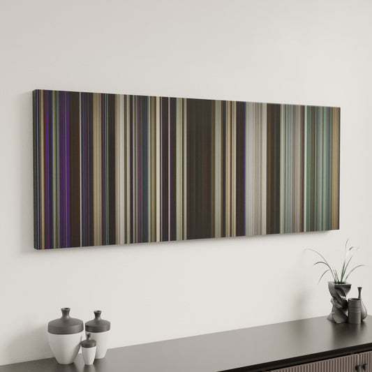 Minimal interior design with Hustlers Frome on the wall