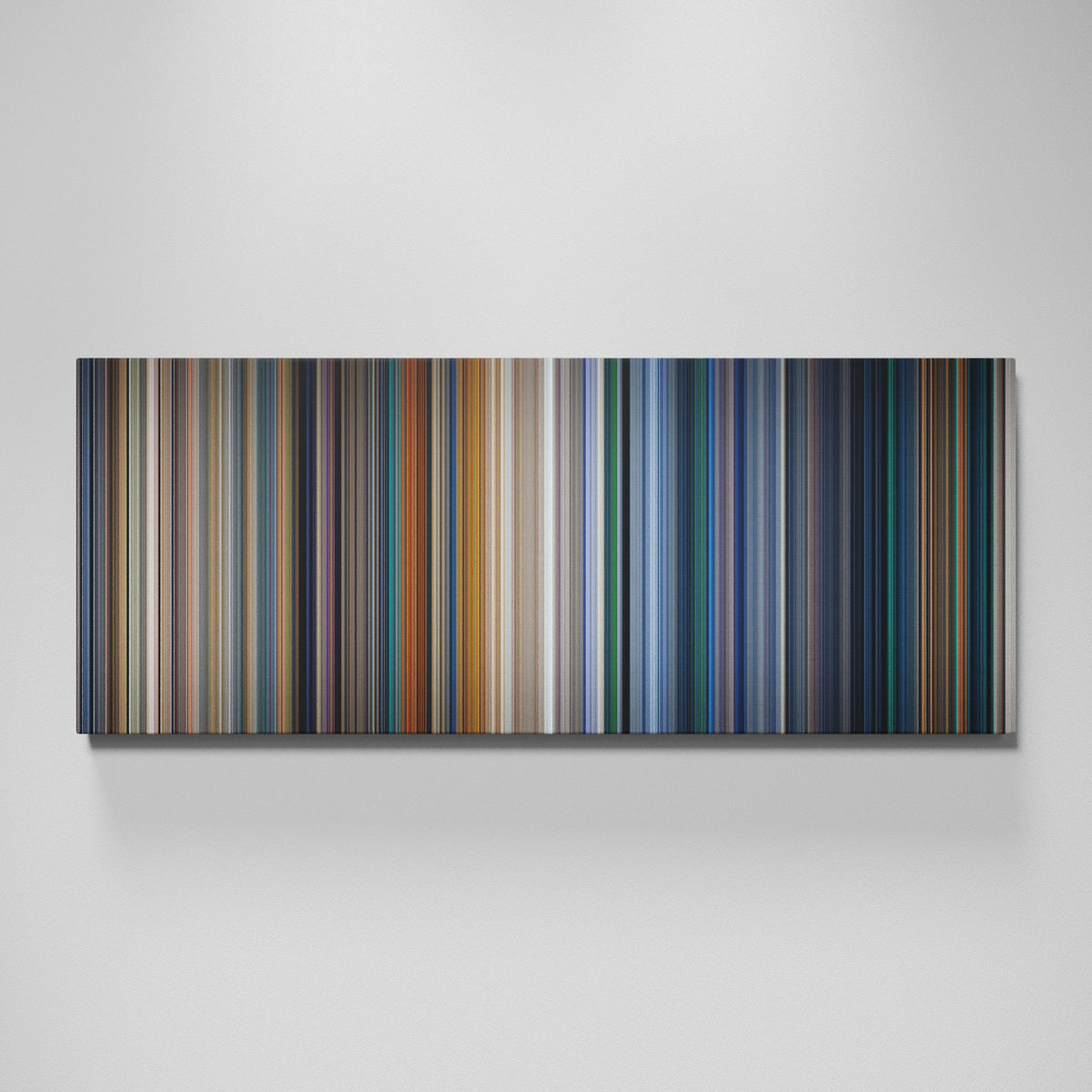 Independence Day movie canvas wall art - color palette print