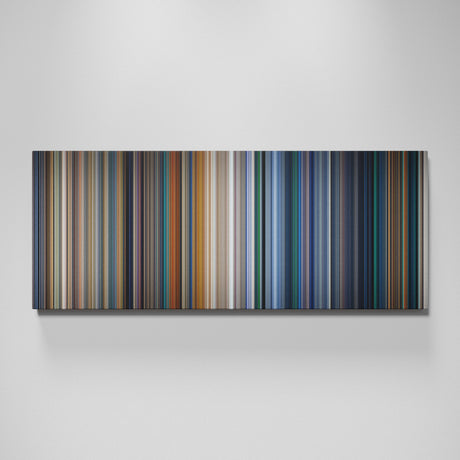 Independence Day movie canvas wall art - color palette print