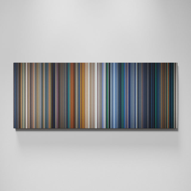 Independence Day movie canvas wall art - color palette print