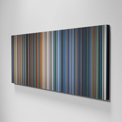 Side view of Basic of Independence Day Frome on the wall