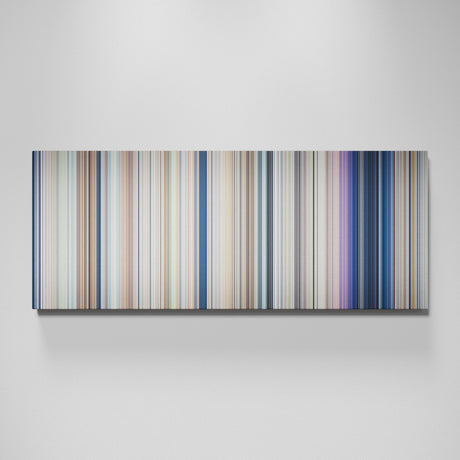 Your Name movie canvas wall art - color palette print