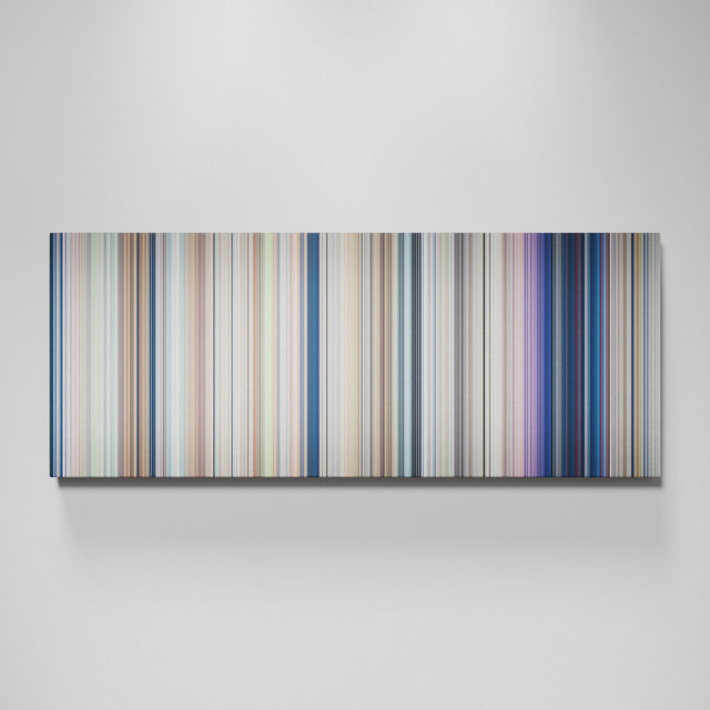 Your Name movie canvas wall art - color palette print
