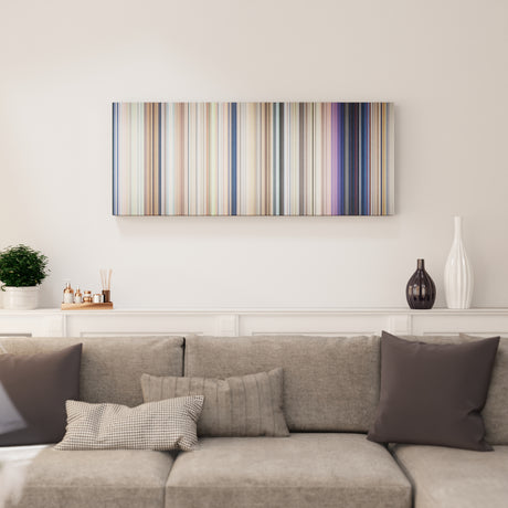 Your Name canvas print in living room - film wall decor