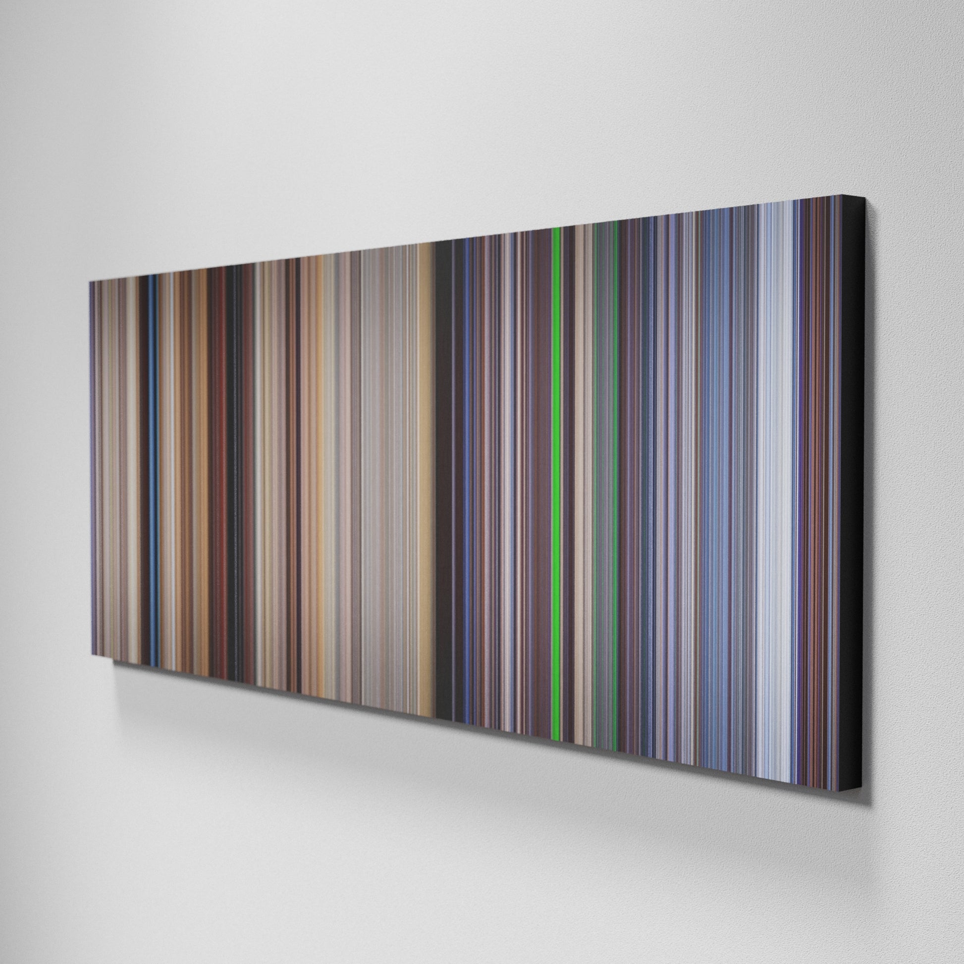 Side view of Basic of The Truman Show Frome on the wall