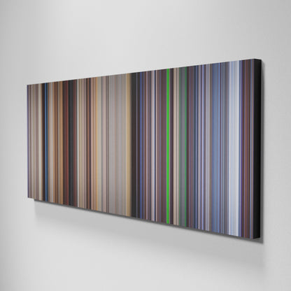 Side view of Basic of The Truman Show Frome on the wall