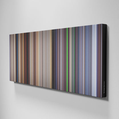 Side view of Buff's of The Truman Show Frome on the wall