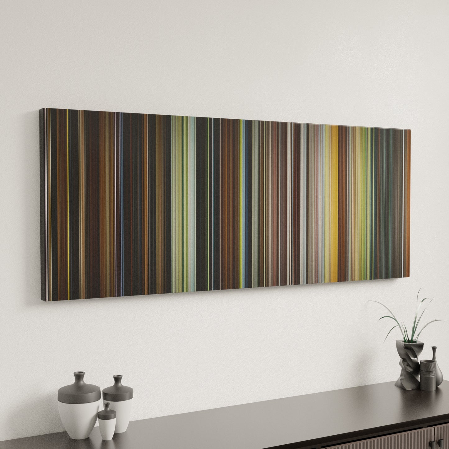 Minimal interior design with Stardust Frome on the wall