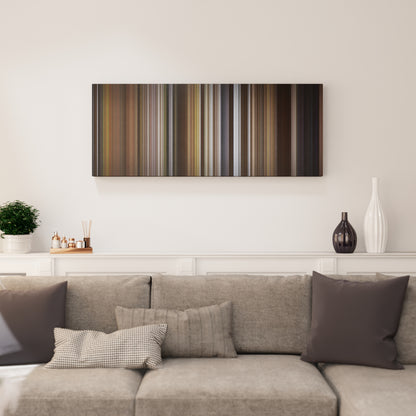 Living room interior with Willow Frome on the wall