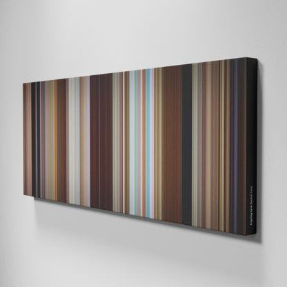 Side view of Buff's of Forgetting Sarah Marshall Frome on the wall