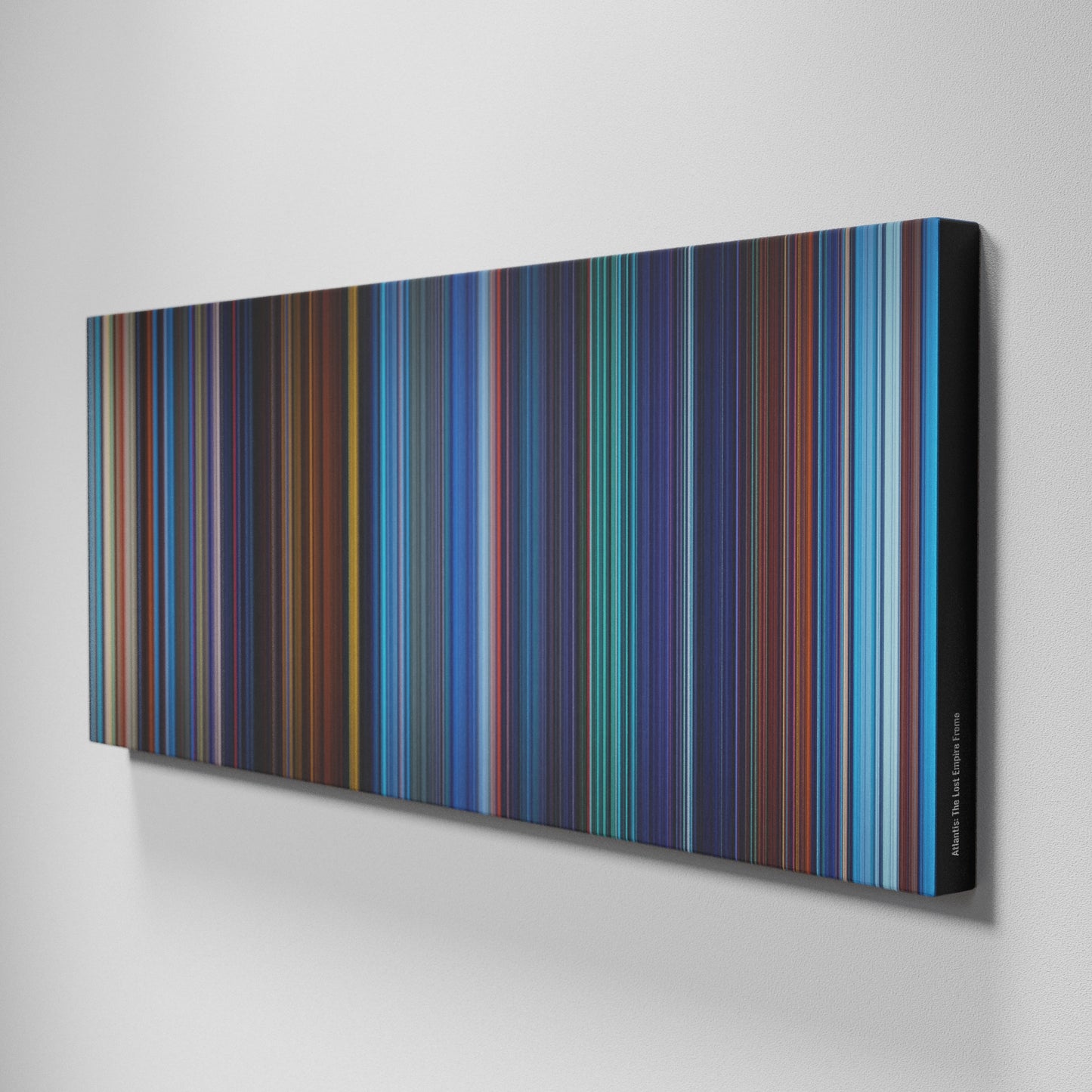 Side view of Buff's of Atlantis: The Lost Empire Frome on the wall