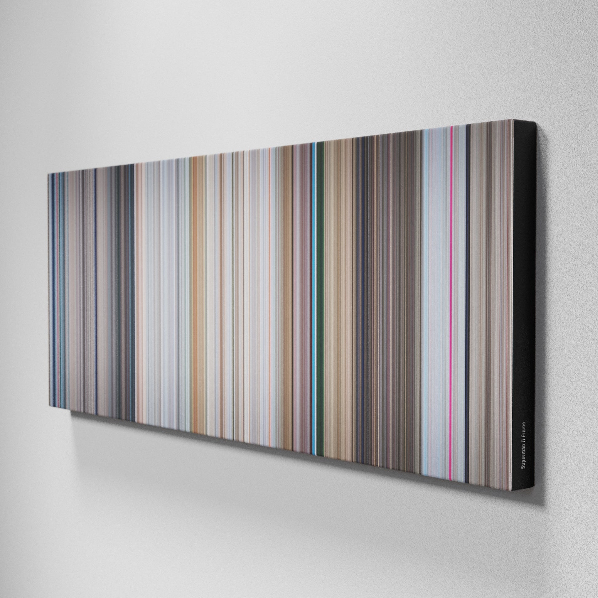 Side view of Buff's of Superman II Frome on the wall