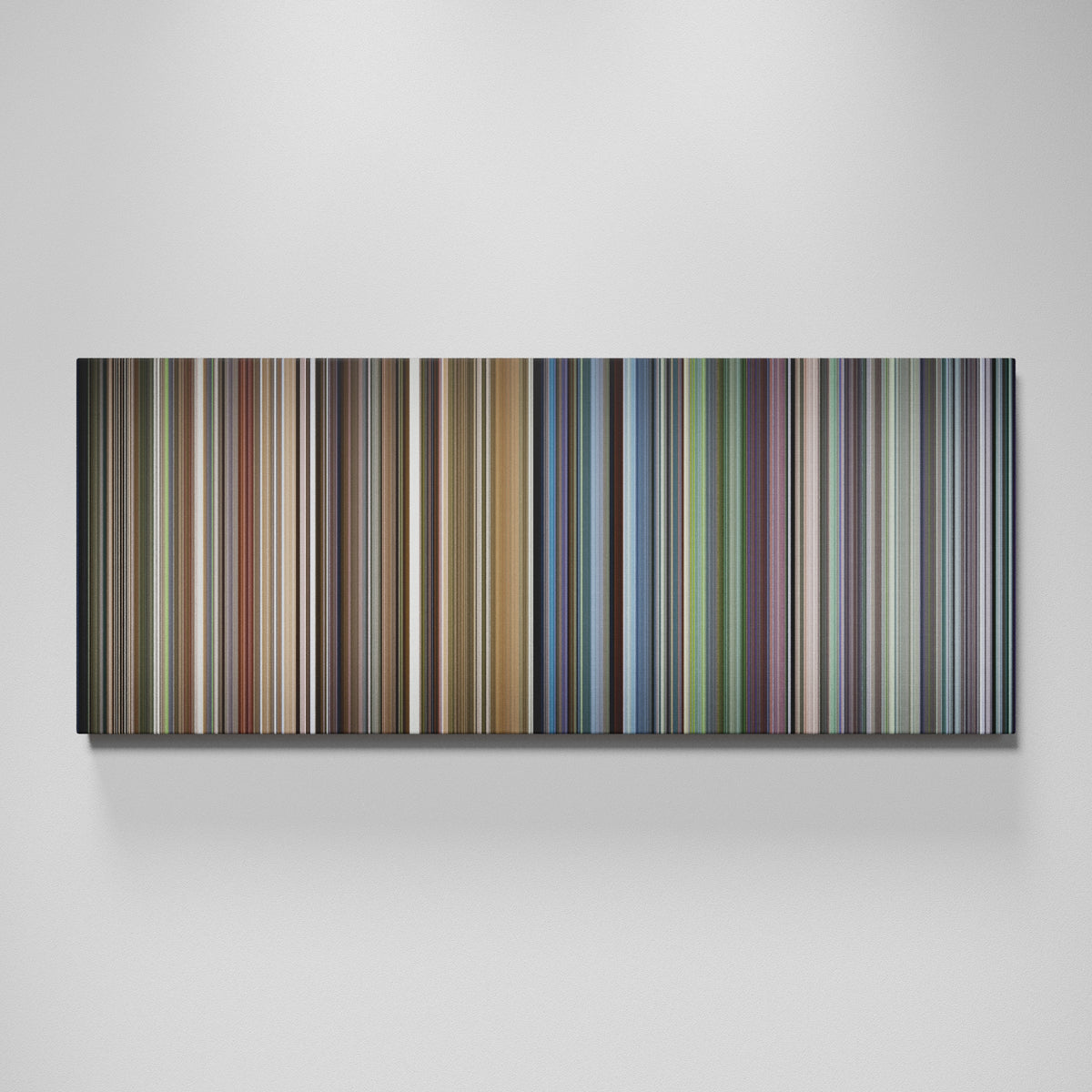 Requiem for a Dream movie canvas wall art - color palette print