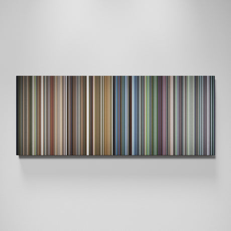Requiem for a Dream movie canvas wall art - color palette print