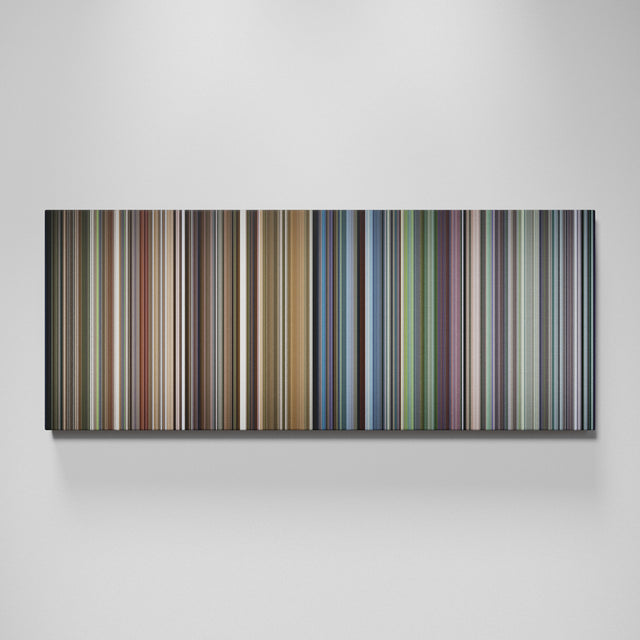 Requiem for a Dream movie canvas wall art - color palette print