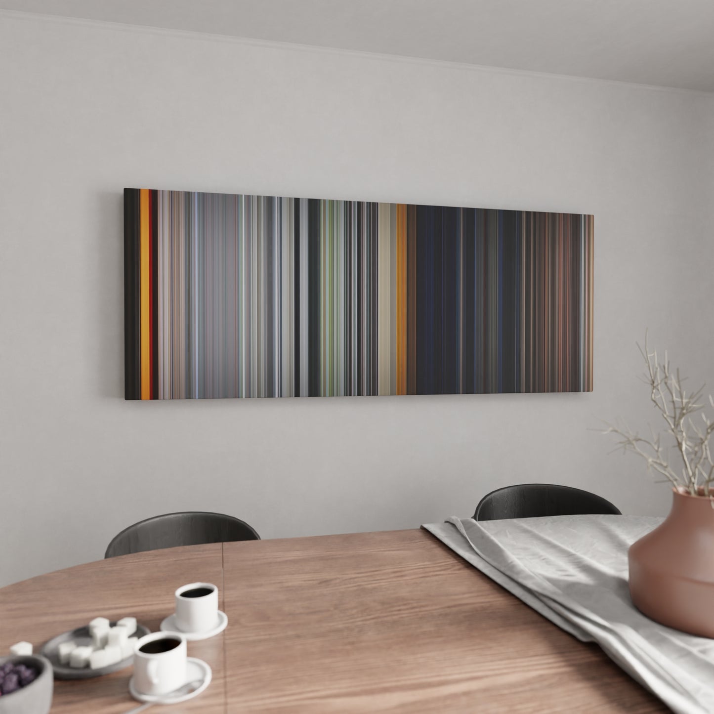 Kitchen with The Texas Chain Saw Massacre Frome on the wall