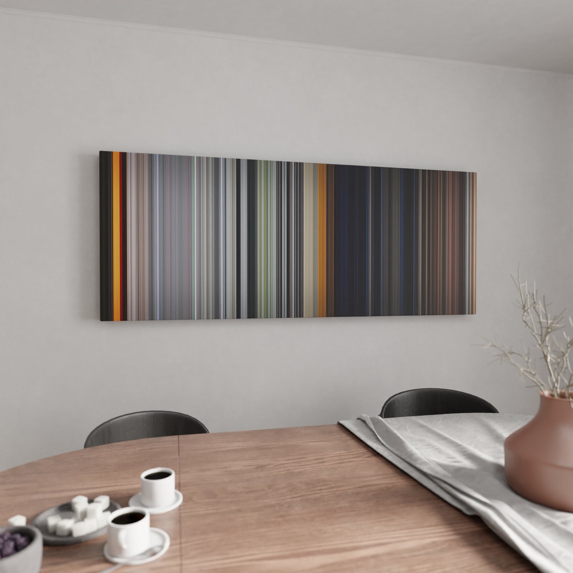 Kitchen with The Texas Chain Saw Massacre Frome on the wall