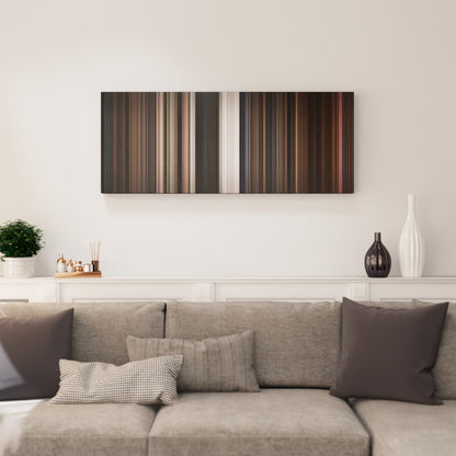 Living room interior with Little Shop of Horrors Frome on the wall