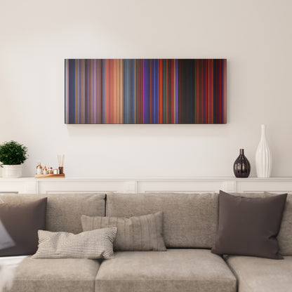 Living room interior with The Hunchback of Notre Dame Frome on the wall