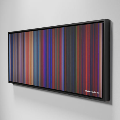 Side view of Framed Buff's of The Hunchback of Notre Dame Frome on the wall