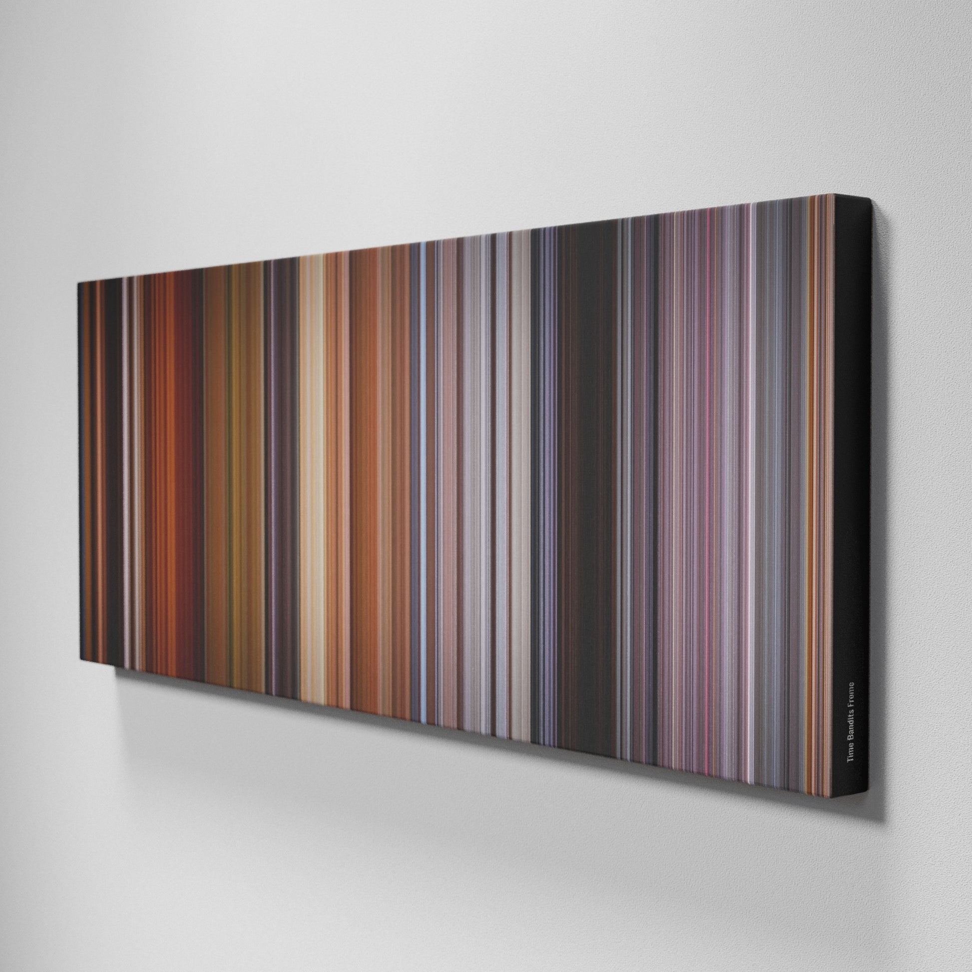 Side view of Buff's of Time Bandits Frome on the wall