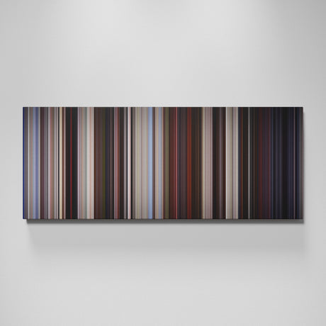 American Beauty movie canvas wall art - color palette print