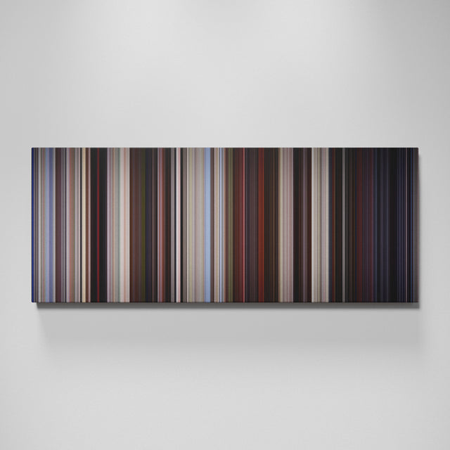 American Beauty movie canvas wall art - color palette print
