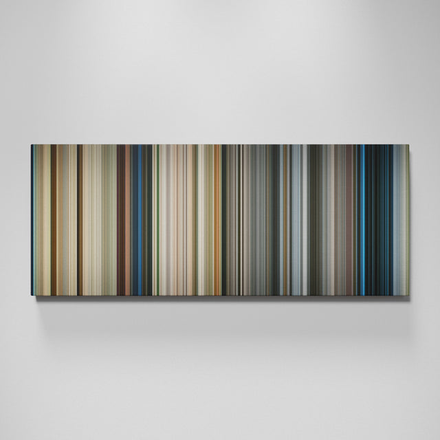 Life Is Beautiful movie canvas wall art - color palette print
