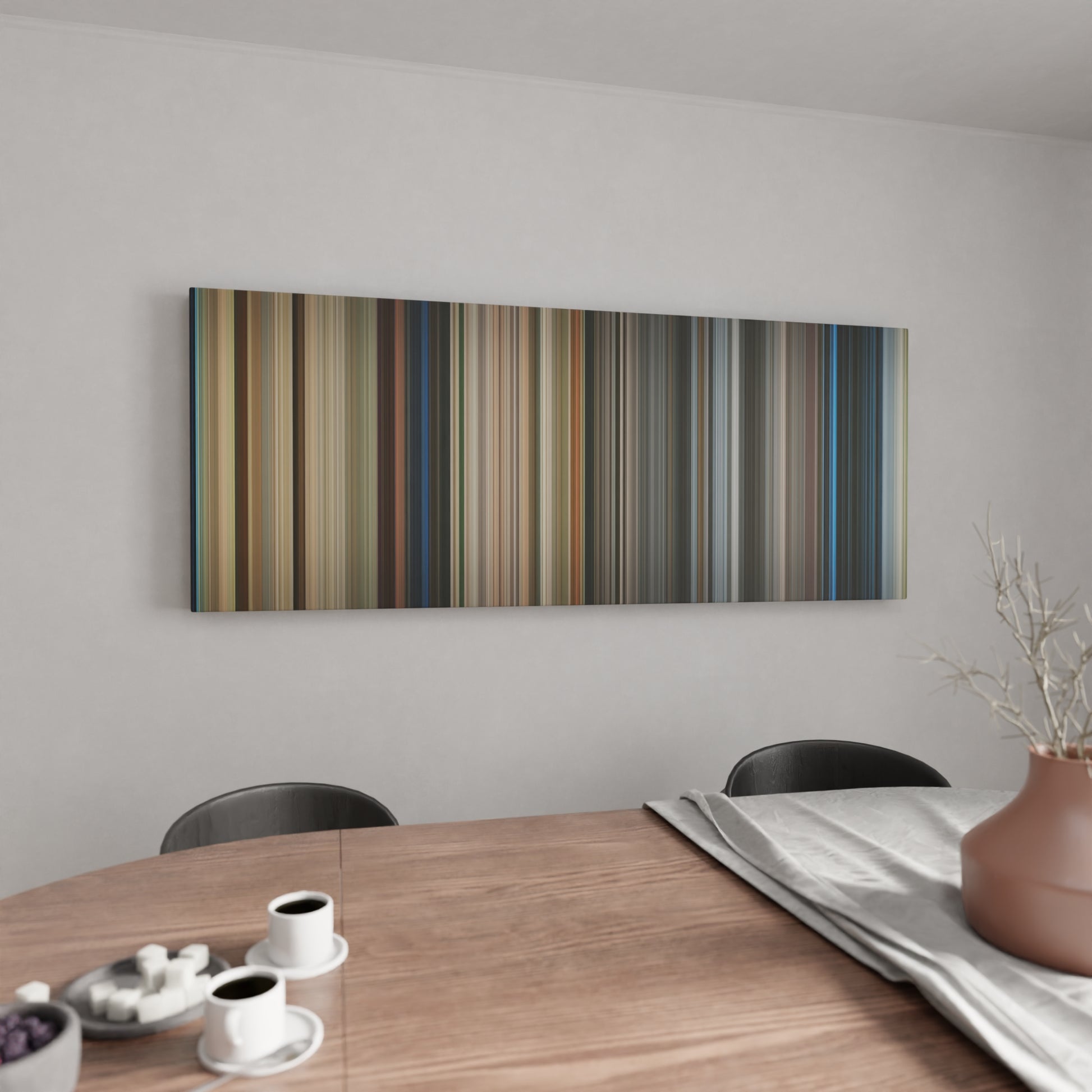 Kitchen with Life Is Beautiful Frome on the wall