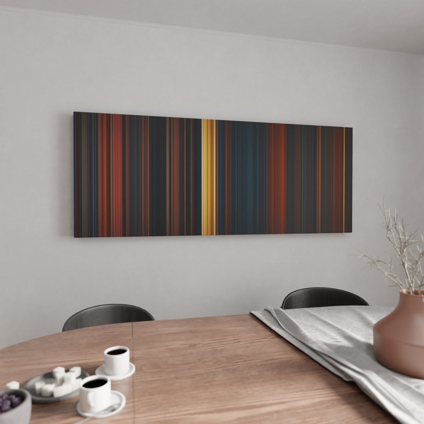 Kitchen with Trick 'r Treat Frome on the wall