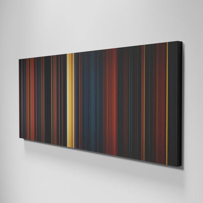 Side view of Basic of Trick 'r Treat Frome on the wall