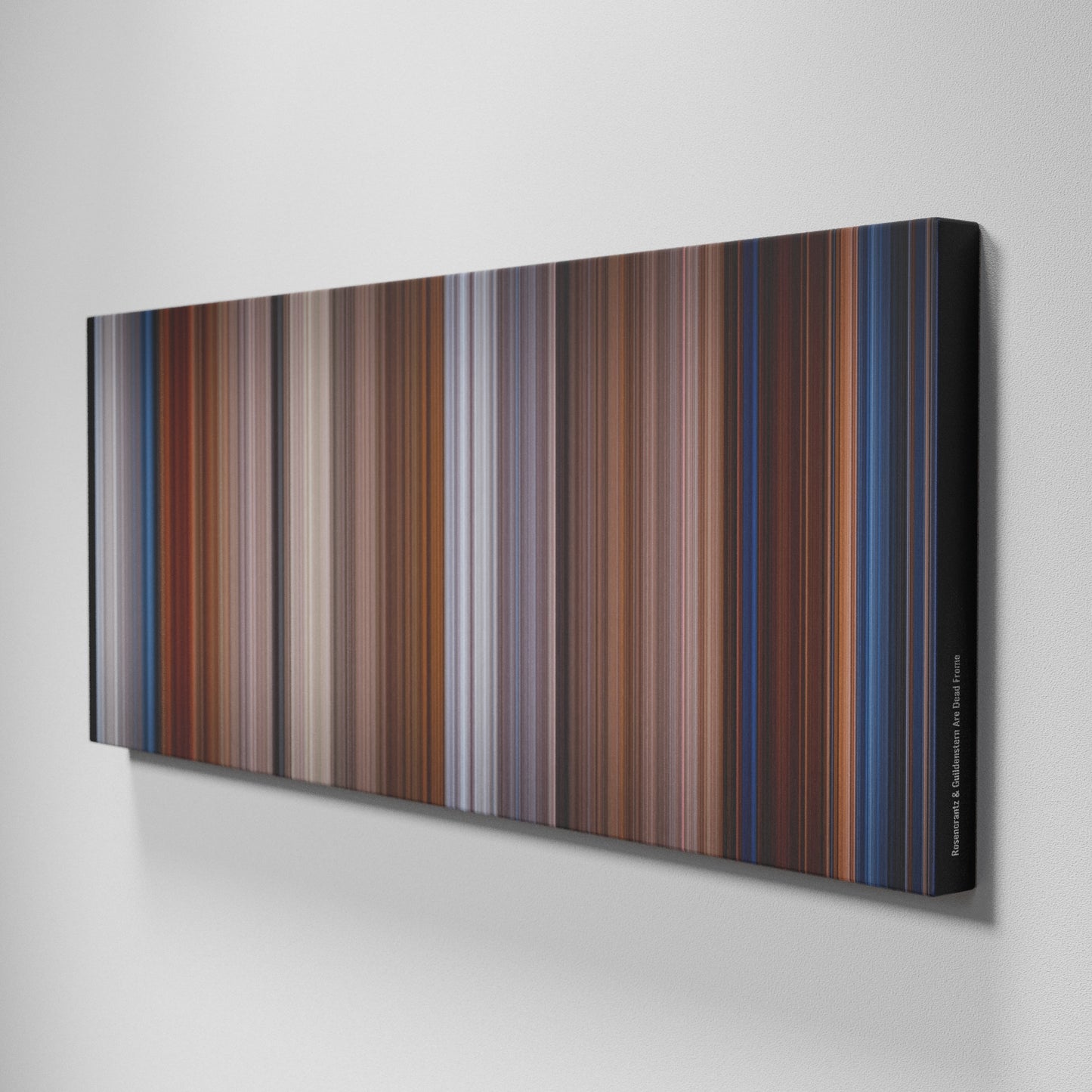 Side view of Buff's of Rosencrantz & Guildenstern Are Dead Frome on the wall