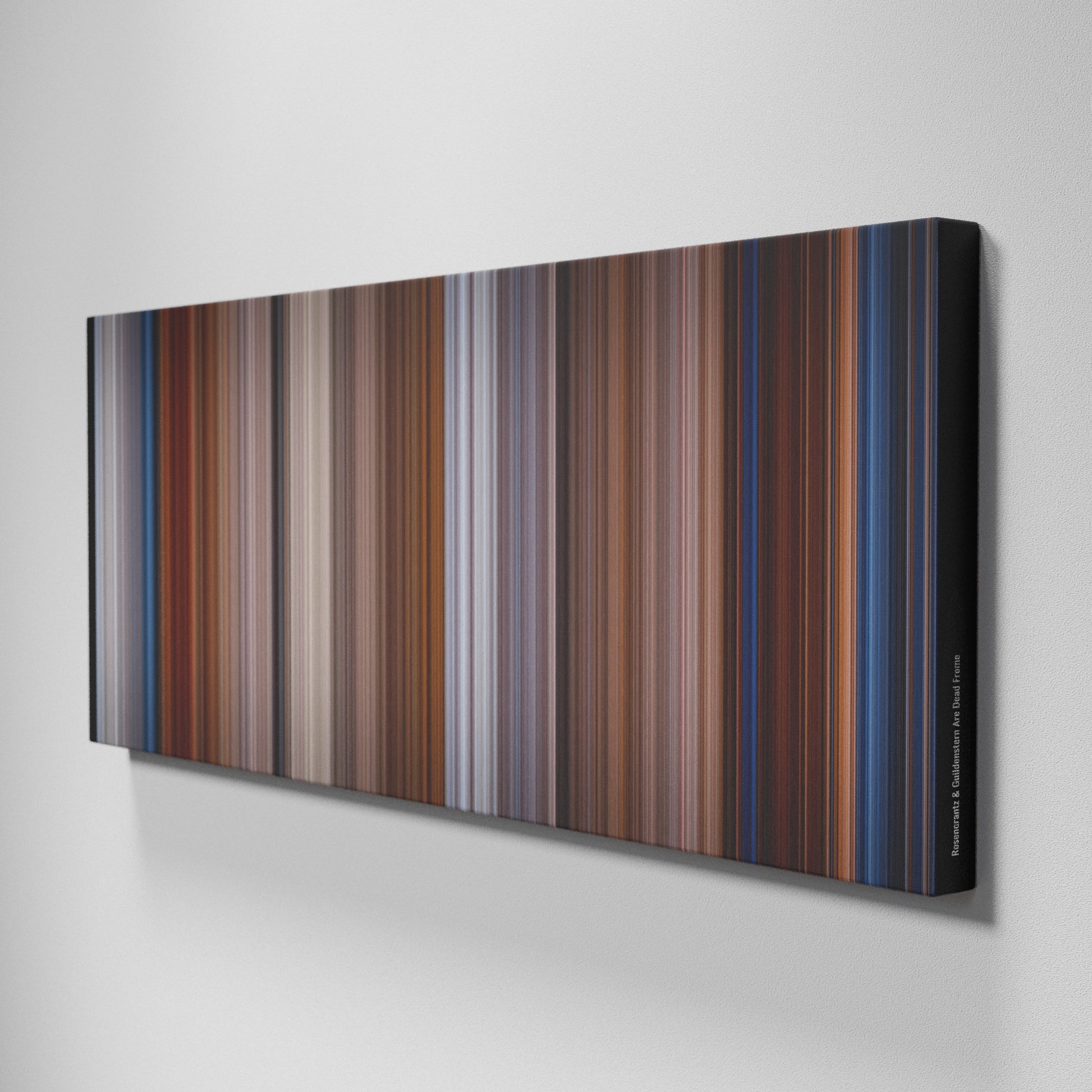 Side view of Buff's of Rosencrantz & Guildenstern Are Dead Frome on the wall