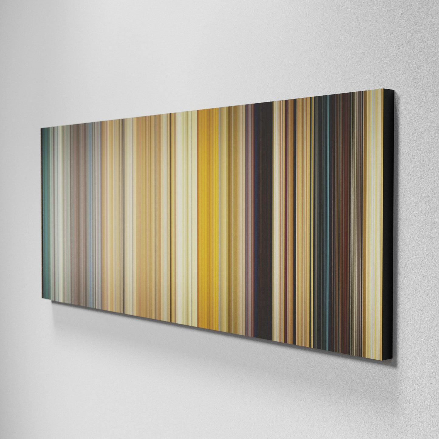 Side view of Basic of Mr. Bean's Holiday Frome on the wall