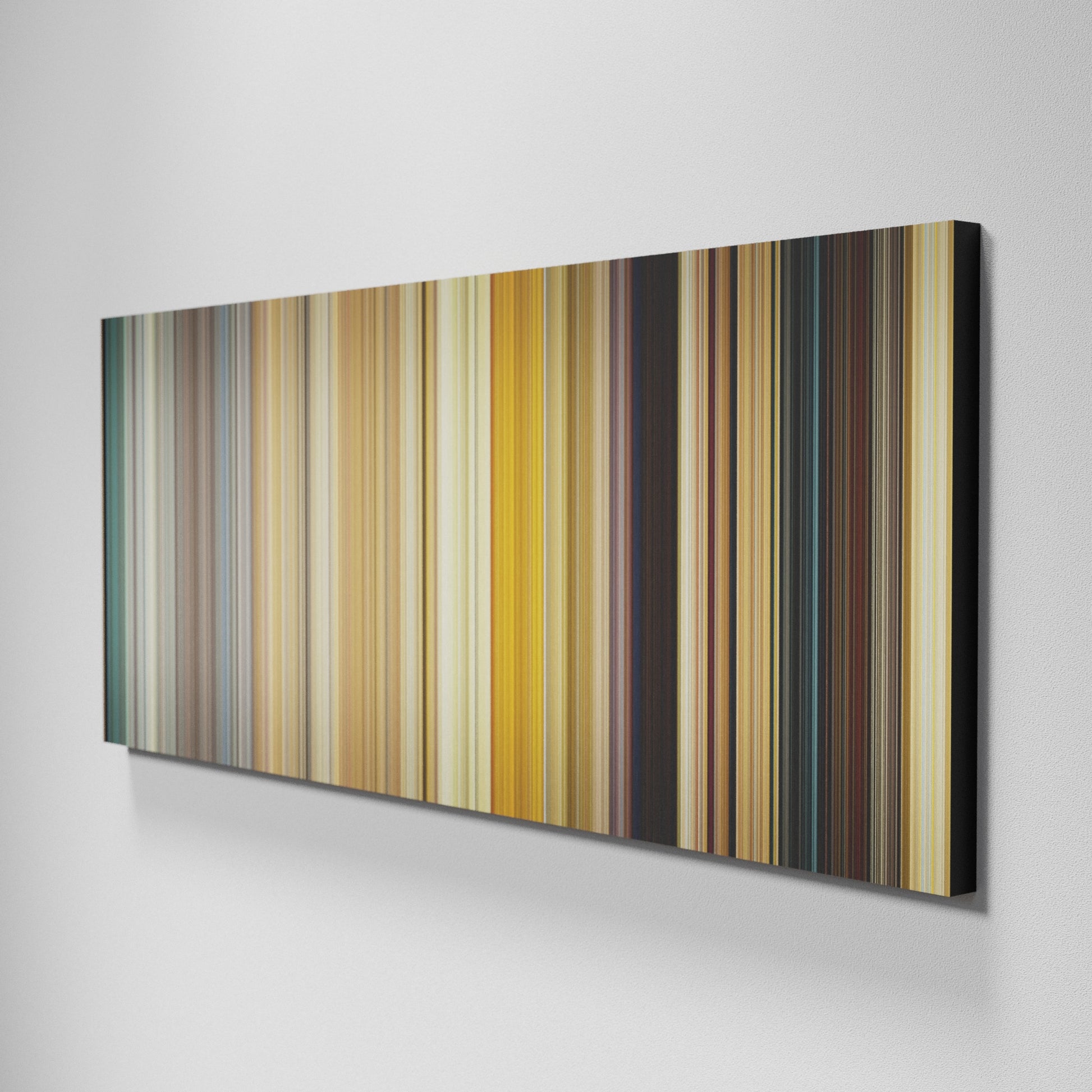 Side view of Basic of Mr. Bean's Holiday Frome on the wall