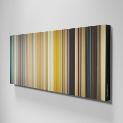 Side view of Buff's of Mr. Bean's Holiday Frome on the wall