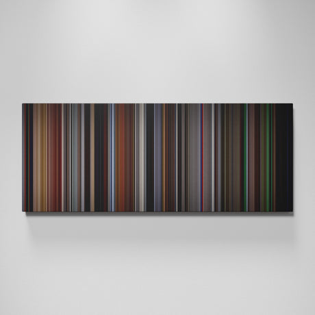 Vertigo movie canvas wall art - color palette print