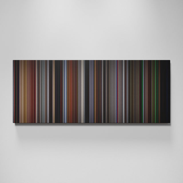 Vertigo movie canvas wall art - color palette print