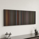 Vertigo canvas art in modern interior - movie color palette