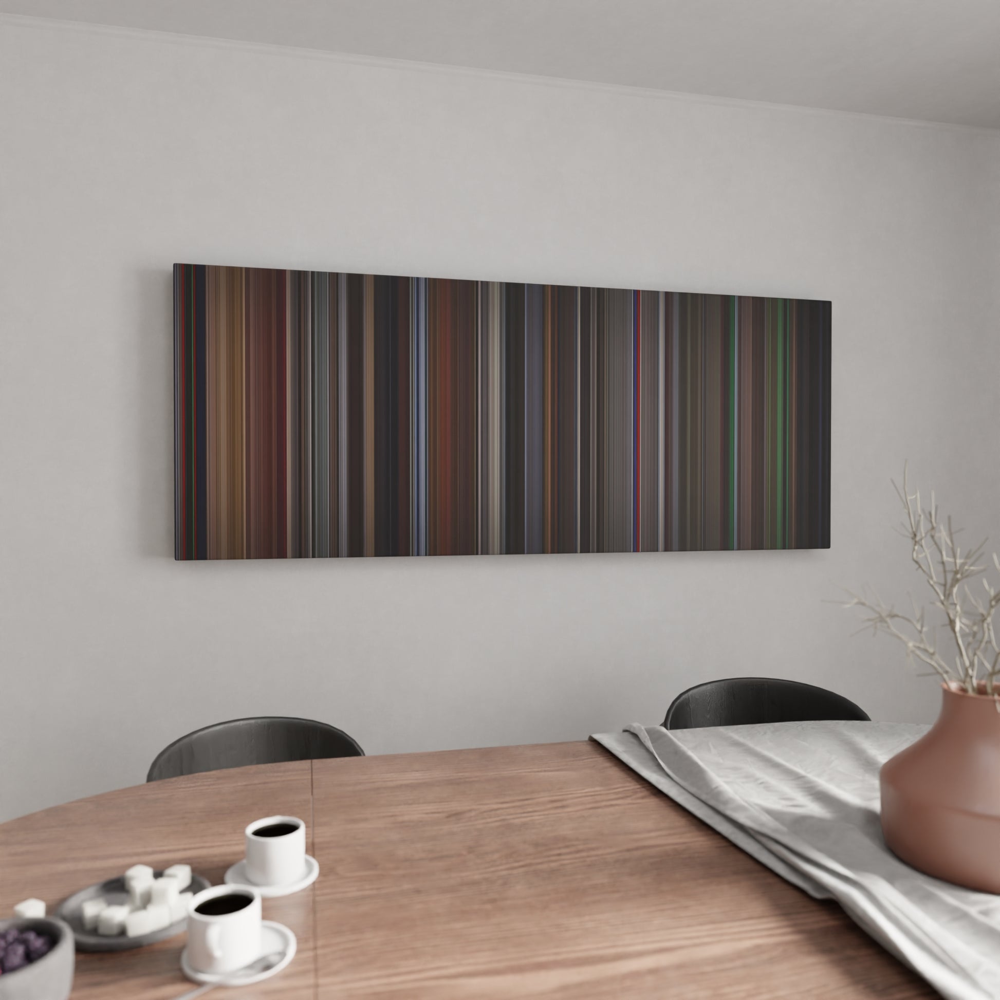 Kitchen with Vertigo Frome on the wall