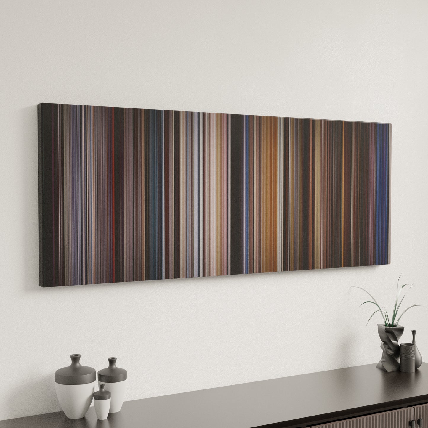 Minimal interior design with Highlander Frome on the wall